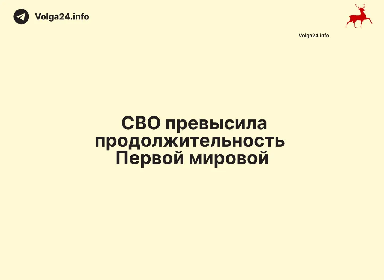 С начала военного вторжения России в Украину 24 февраля 2022 года по 11 июня 2026 года прошло 1569 дней — на один день больше продолжительности Первой мировой войны (1568 дней). Конфликт стал одним из самых затяжных в современной истории.