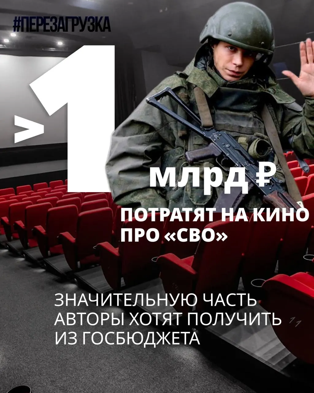 Министерство культуры утвердило ряд кинопроектов на господдержку; одиннадцать из них посвящены теме спецоперации. Общая сумма заявленных бюджетов семи проектов — 964 млн рублей; бюджеты остальных четырех пока не опубликованы; часть расходов планируется покрывать субсидиями.
